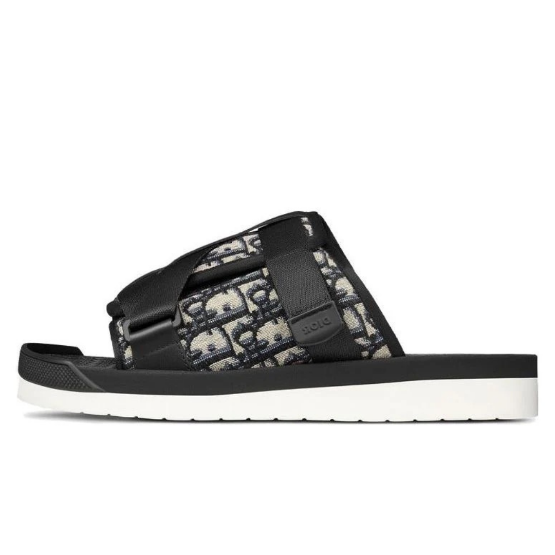 Sandals Alpha Oblique Black Grey