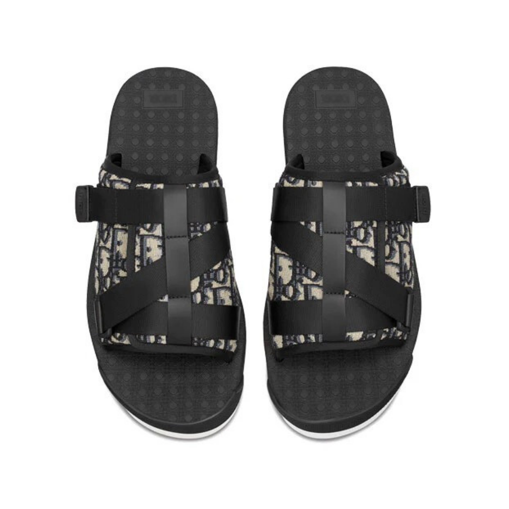 Sandals Alpha Oblique Black Grey