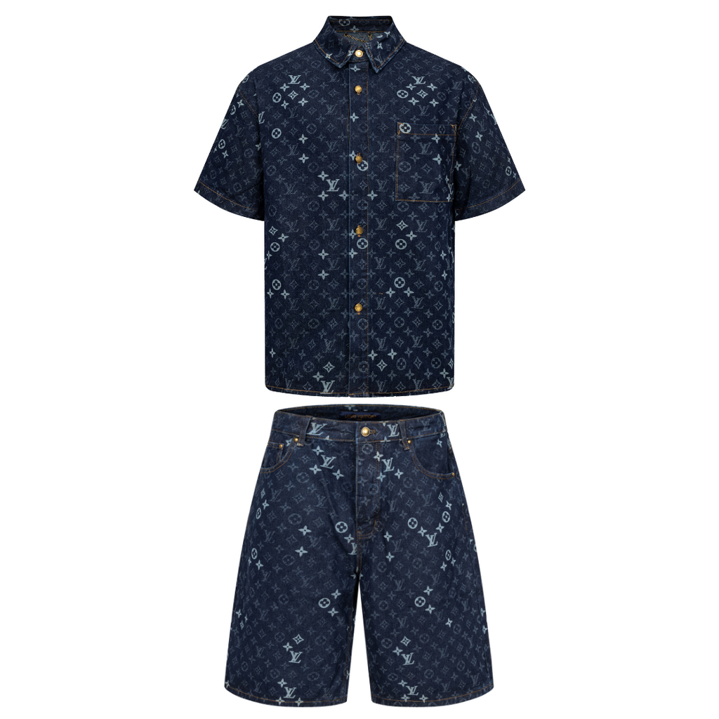Monogram Short Set