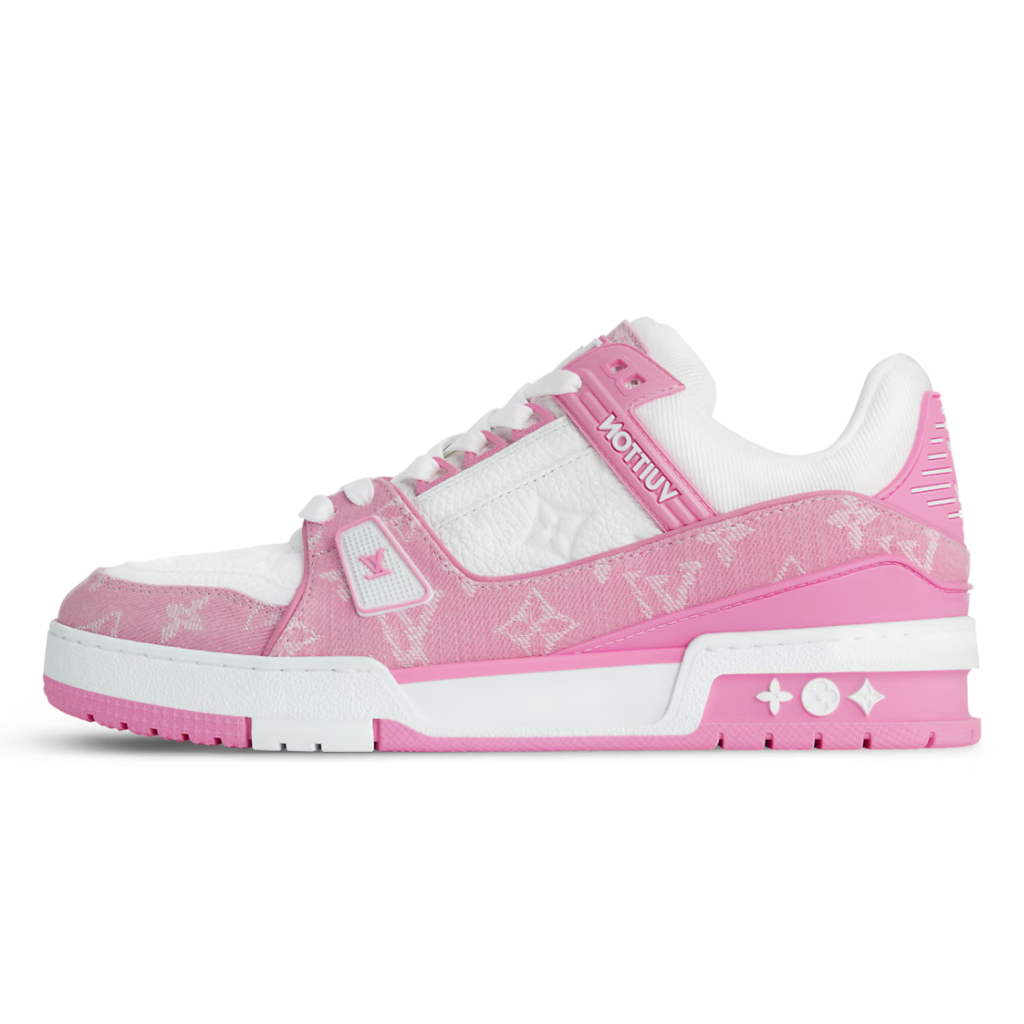 Monogram Pink White Trainer