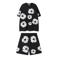 Denim Trs Black Short set