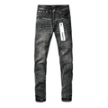 Purple Gradient Black Jeans