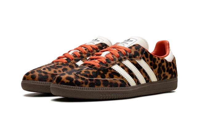 Adidas Samba OG Leopard Red Preloved