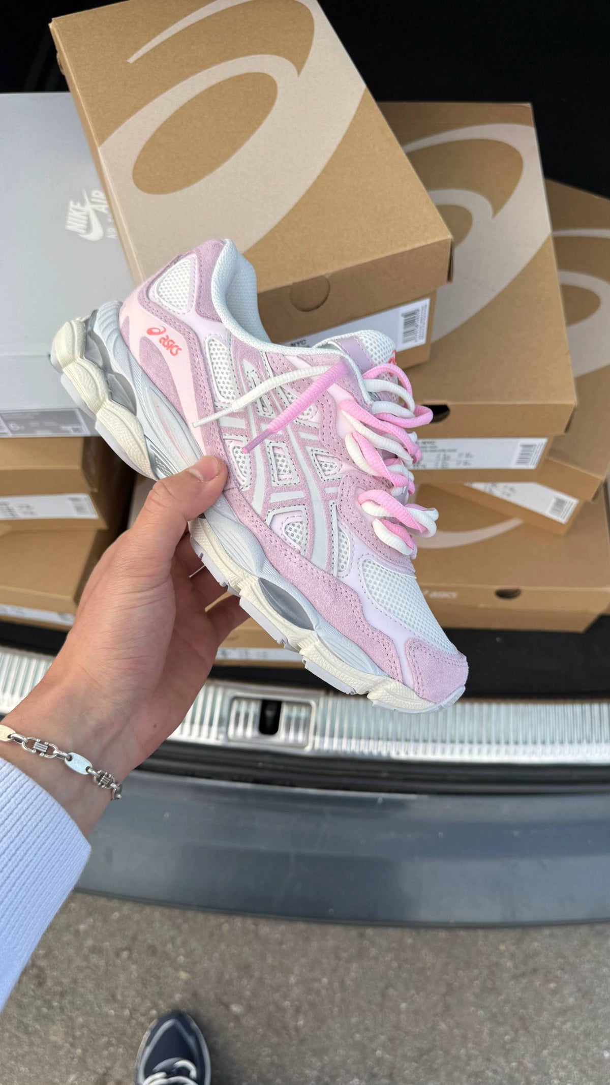Asics Gel NYC Cream Pink