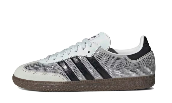 Adidas Samba Rhinestone Silver